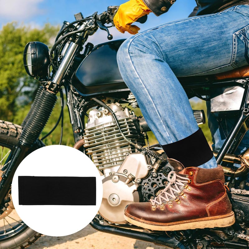 Pretwad 4 pcs Funeral Mourning Band, Black Soccer Football Captains Armband, 1.96 x 11.81 Inch Black Elastic Arm Band Adjustable Leader Armband, Team Sport Armbands Soccer Armbands for Basketball Volleyball - Image 5